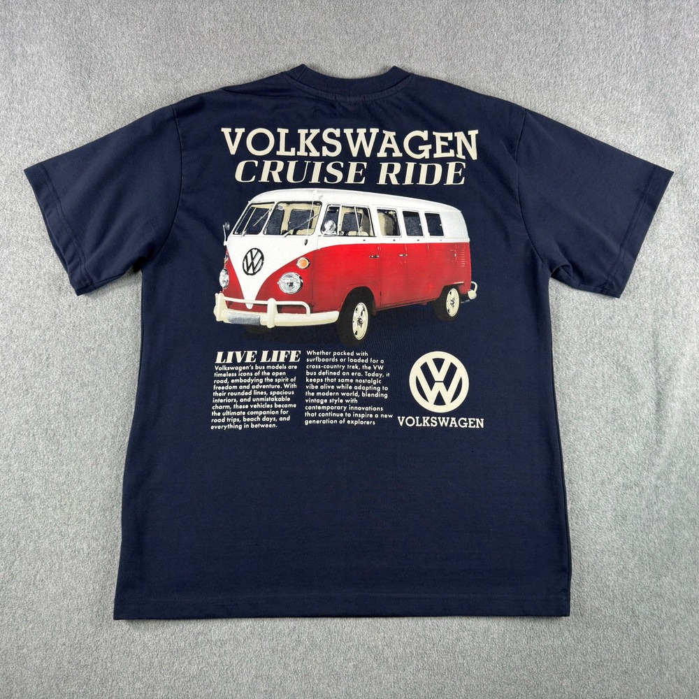 Volkswagen 1960s VW Bus Cruise Ride Men's T Shirt‎ Small VW Classic